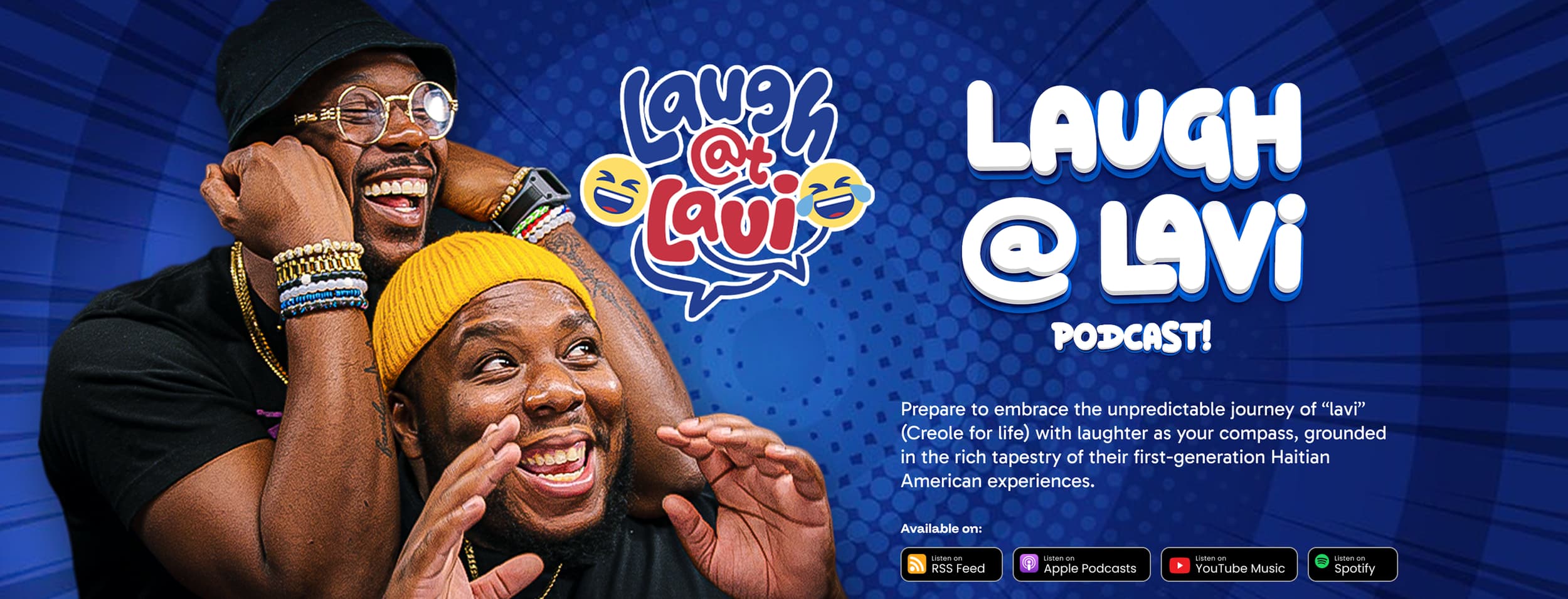 Laugh @ Lavi Podcast cover artwork